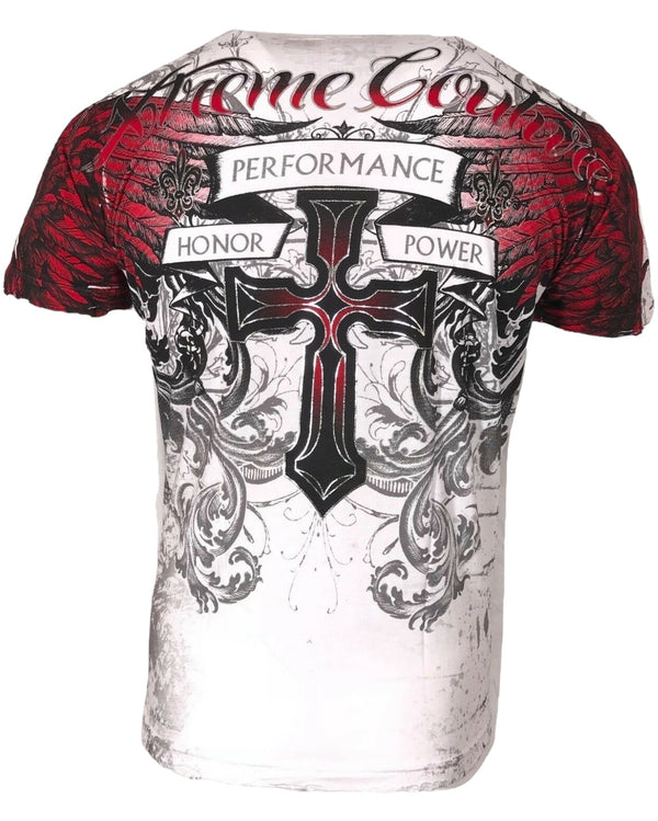 XTREME COUTURE by AFFLICTION Men's T-Shirt CARNIVORE Skulls Biker MMA