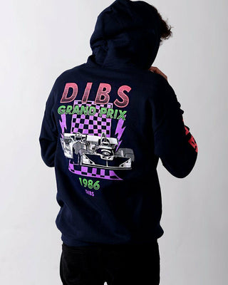 DIBS Clothing Men Hoodie GRAND PRIX Casual Wear Premium fabric Made in USA