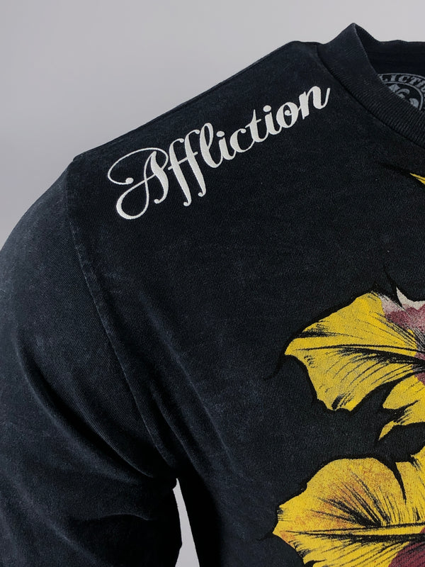 AFFLICTION Men's Long Sleeve WINDTALKER Crewneck T-Shirt