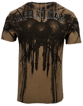 AFFLICTION Men's Short Sleeve T-Shirt DARK NIGHT