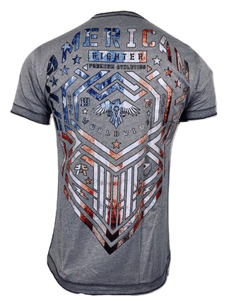 AMERICAN FIGHTER Men's T-Shirt KINGSFORD TEE Premium Athletic MMA *