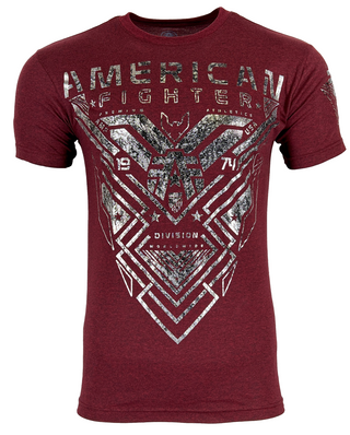 AMERICAN FIGHTER Men's T-Shirt S/S DURHAM TEE Athletic MMA *