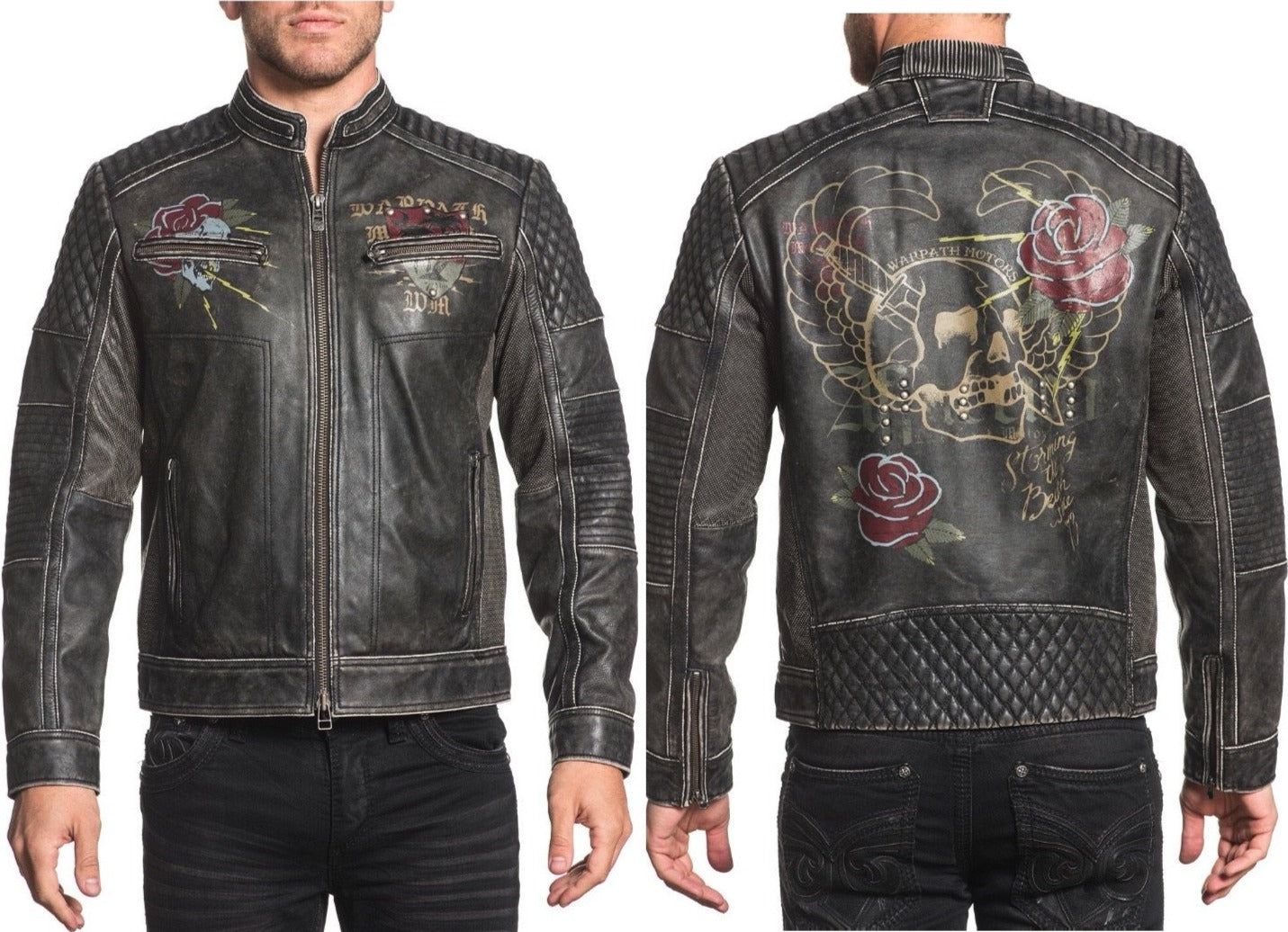 Affliction leather jacket limited cheap edition