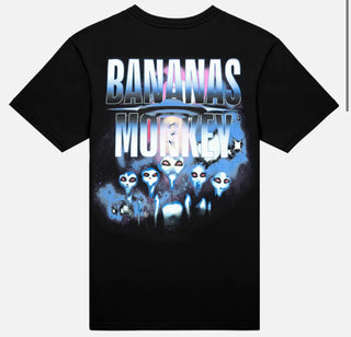 Bananas Monkey Men's T-shirt Close Encounter Ac family Premium Quality