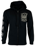 Xtreme Couture by Affliction Men's ZIP Hoodie CLUB CHAPTER Black