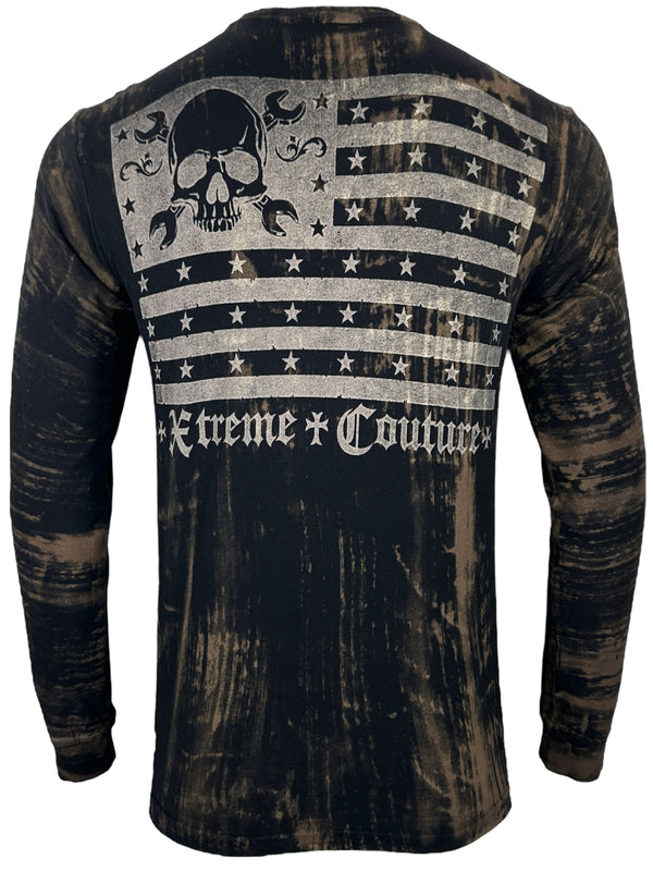 Xtreme Couture By Affliction Men's Long Sleeve T-shirt Speed Demon