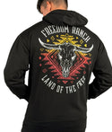 Freedom Ranch Men's Hoodie Roam Skull