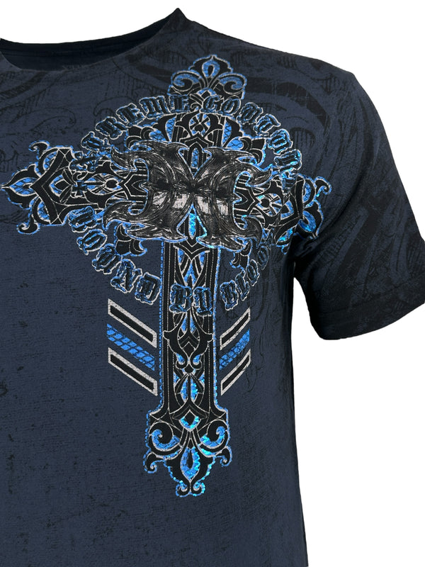 Xtreme Couture By Affliction Men's T-shirt Iron Work