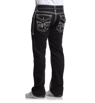 Affliction Men's Denim Jean Cooper Black