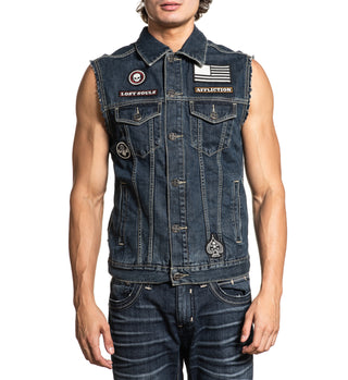 Affliction Men's Vest Identifiable