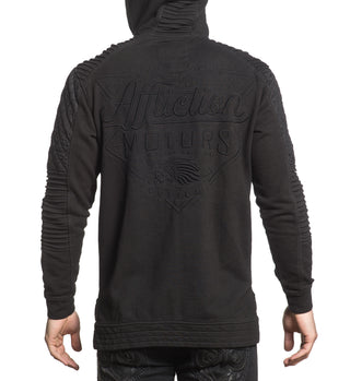 Affliction Men's Zip Up Hoodie Sanction Zip Hood