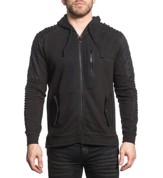 Affliction Men's Zip Up Hoodie Sanction Zip Hood