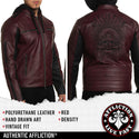 Affliction Men's Faux Leather Jacket Density