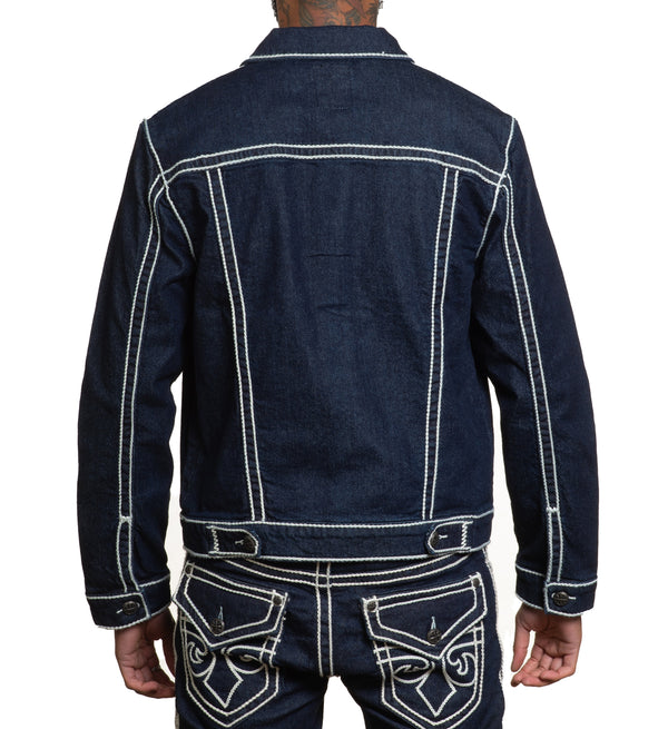 Affliction Men's Denim Jacket Prairie