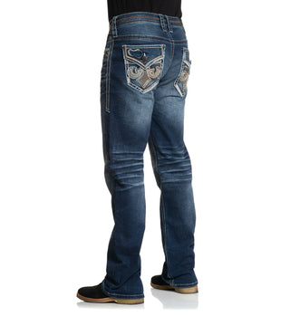 Affliction Men's Denim Jeans BLAKE ESSENTIAL Blue