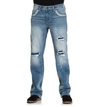 Affliction Men's Denim Jean Blake Luke Inseam 34