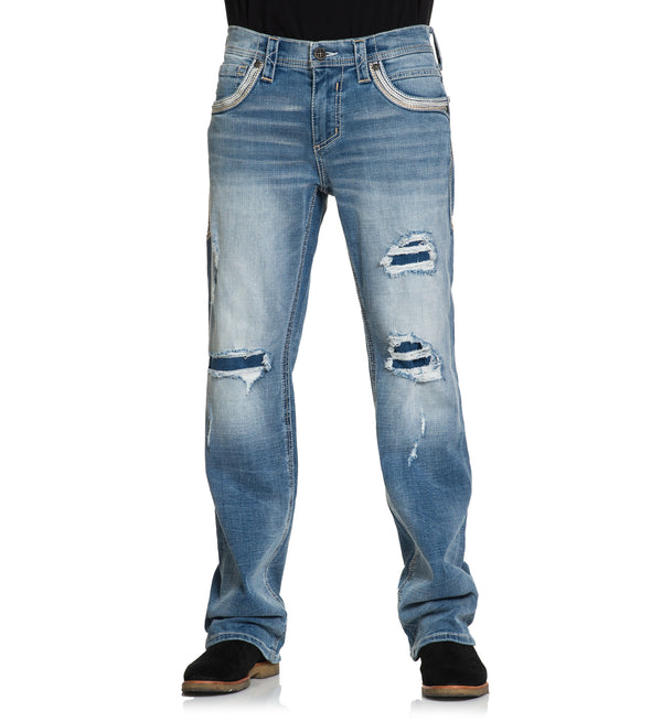 Affliction Men's Denim Jean Blake Luke Inseam 34
