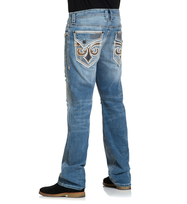 Affliction Men's Denim Jean Blake Luke Inseam 34