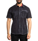 Affliction Men's Button down Woven Shirt Ancient Roots