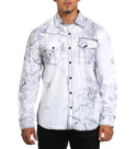 Affliction Men's Button Down Woven Sedona