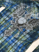 Xtreme Couture by Affliction Men's Button Down Shirt Iron Cadence