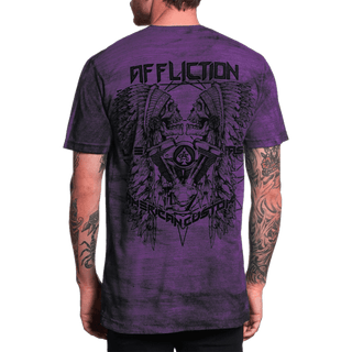 Affliction Men's T-shirt Ac Copperhead Bend
