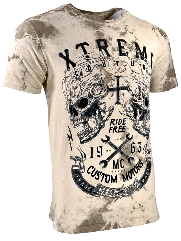 Xtreme Couture By Affliction Men's T-shirt Blazing Roadway