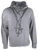 Xtreme Couture By Affliction Unisex Oversized Boxy Pullover Hoodie Saints