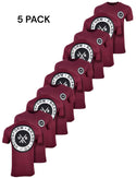 UNCONFORM Men's T-shirt Basic Packs Burgundy