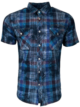 Xtreme Couture by Affliction Men's Button Down Shirt Rattle ++