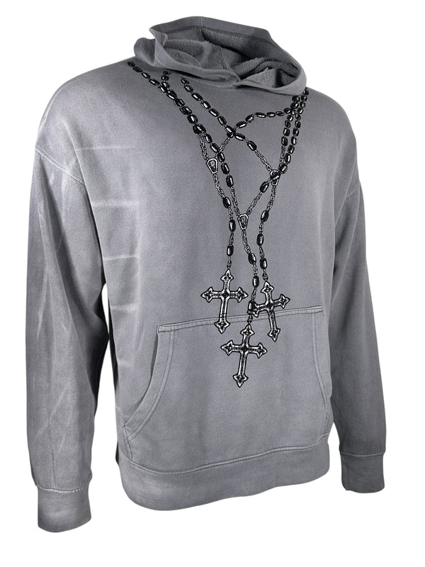 Xtreme Couture By Affliction Unisex Oversized Boxy Pullover Hoodie Saints