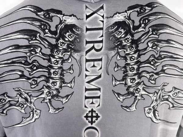 Xtreme Couture By Affliction Men's Hoodie Iron Bones **