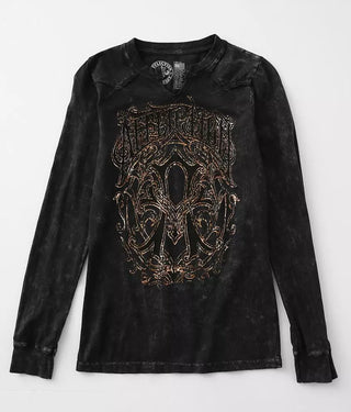 Affliction Men's T-shirt Iconic Steel