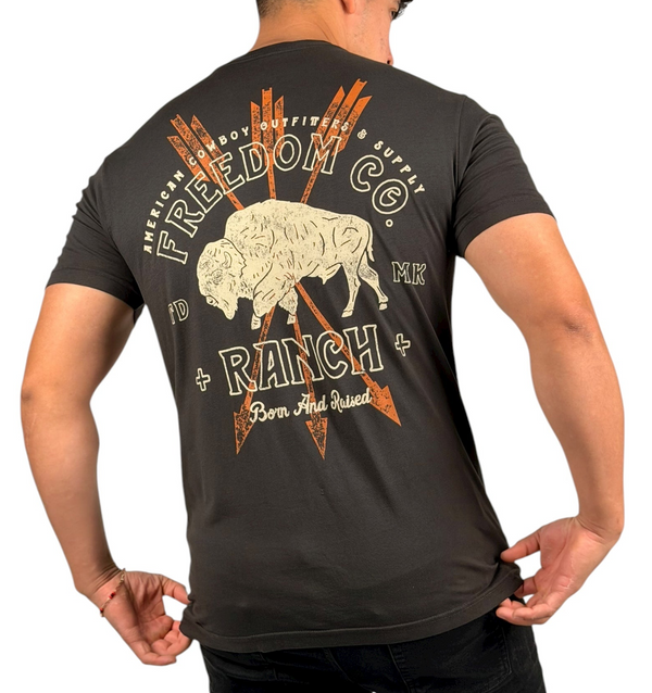 Freedom Ranch Men's T-shirt Born and Raised