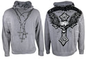 Xtreme Couture By Affliction Unisex Oversized Boxy Pullover Hoodie Saints