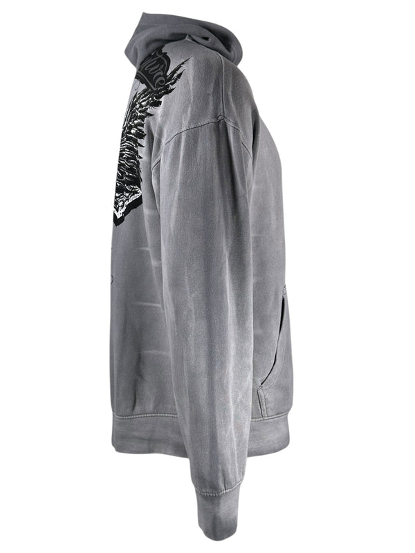 Xtreme Couture By Affliction Unisex Oversized Boxy Pullover Hoodie Saints