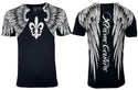 Xtreme Couture By Affliction Men's T-shirt Aerosmith V-neck **