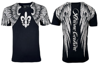 Xtreme Couture By Affliction Men's T-shirt Aerosmith V-neck **