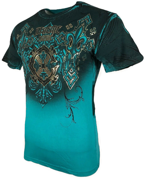 XTREME COUTURE by AFFLICTION Men's T-Shirt MOMENTUM SHIFT Biker MMA