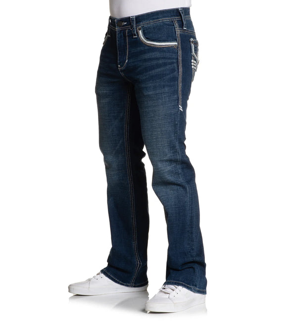 American Fighter Men's Denim Jean Heritage Straits Inseam 34