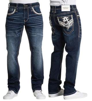 American Fighter Men's Denim Jean Striker Evan Inseam 30