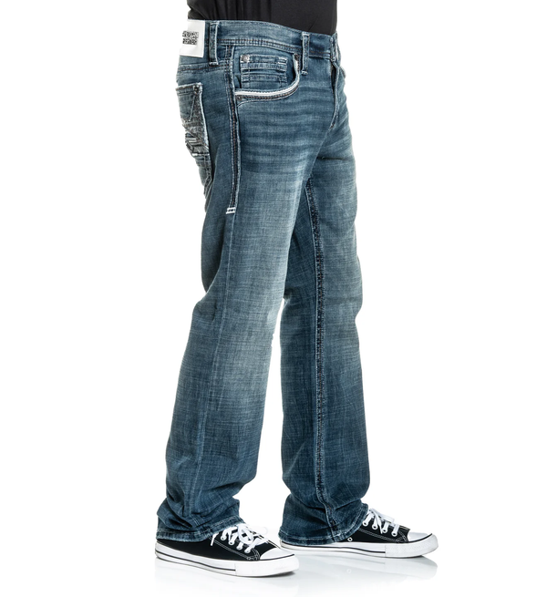 American Fighter Men's Jeans Heritage Dean Inseam 34