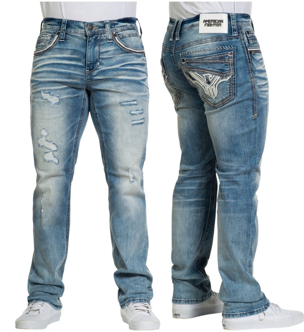 American Fighter Men's Denim jean skinny Fit Legend Wallace