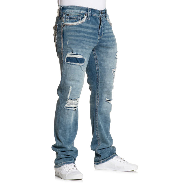 American Fighter Men's Denim Jean Striker Graham Inseam 34