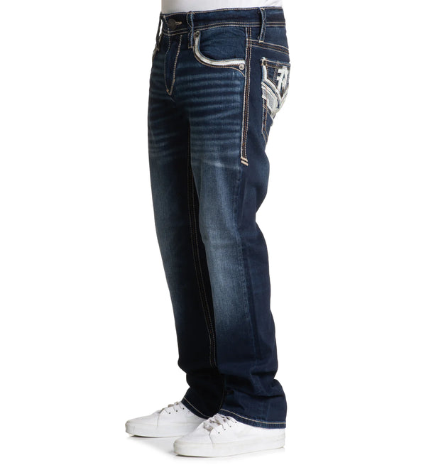 American Fighter Men's Denim Jean Striker Evan Inseam 32