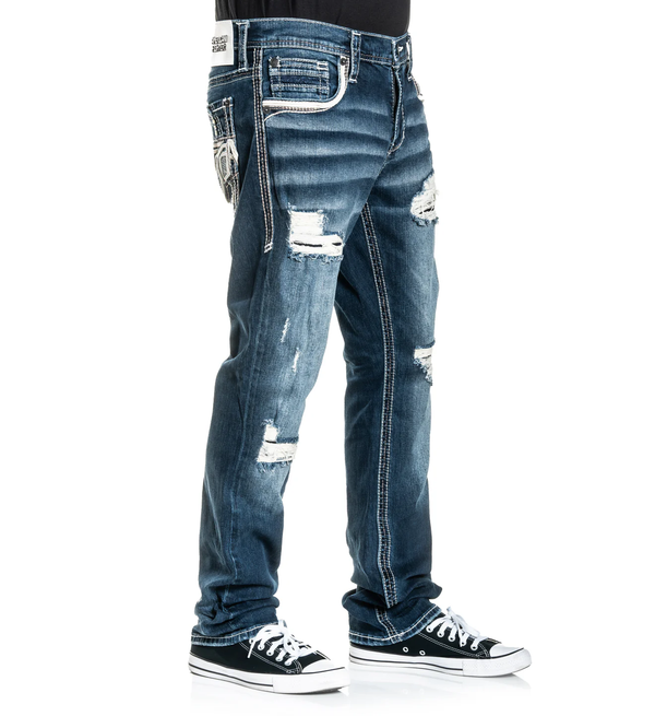 American Fighter Men's Jeans Striker Jameson Inseam 30