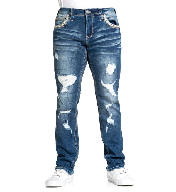 American Fighter Men's Denim Jean Defender Void Thurman Inseam 34
