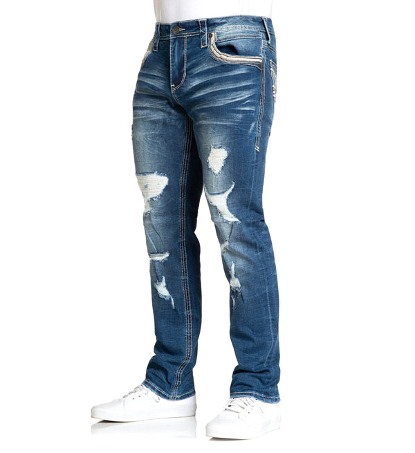 American Fighter Men's Denim Jean Defender Void Thurman Inseam 34