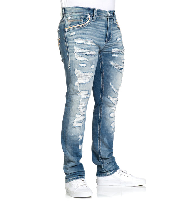 American Fighter Men's Denim Jean Defender Spear Inseam 34