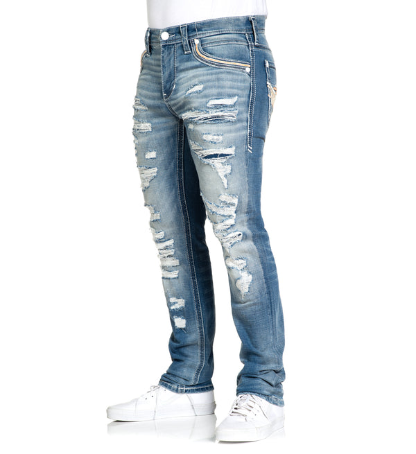 American Fighter Men's Denim Jean Defender Spear Inseam 34